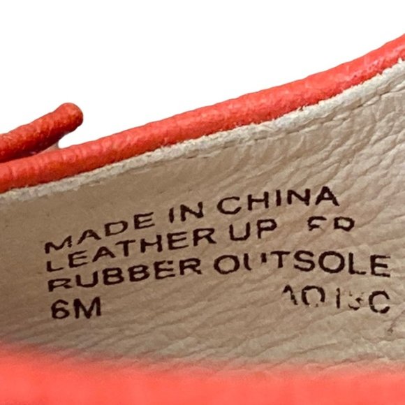 Michael Kors Hot Red Sandals Leather Heels Size 6 - Picture 12 of 14